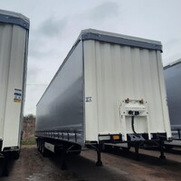 Шторный полуприцеп KRONE, оси SAF, закладные под коники - УРАЛ ТРАК 