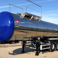 Полуприцеп цистерна для перевозки темных нефтепродуктов Сеспель SF4B32 32м3 4 оси - УРАЛ ТРАК 